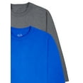thumbnail image 5 of Fruit of the Loom Boys Long Sleeve T-Shirts, 2 Pack, 5 of 5