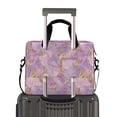 thumbnail image 2 of FORMRS 16" Laptop Bag Carrying Sleeve Case with Handle Travel Shoulder Briefcase, Pastel Pink Marble Pattern, 2 of 8