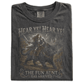 thumbnail image 5 of Hear Ye Hear Ye The Fun Aunt Has Arrived Shirt, Knight Riding Giant Black Cat Tee, Funny Aunt Comfort Colors Shirt, Fantasy Aunt Gift, 5 of 7