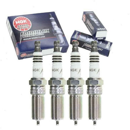 4 pc NGK Iridium IX Spark Plugs compatible with Ford Fusion 2.0L 2.3L 2.5L L4 2006-2020