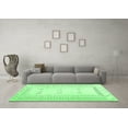 thumbnail image 3 of Ahgly Company Indoor Rectangle Solid Emerald Green Modern Area Rugs, 4' x 6', 3 of 4