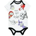 thumbnail image 4 of Disney Nightmare Before Christmas Jack Skellington Sally Infant Baby Boys 5 Pack Bodysuits Newborn to Infant, 4 of 5