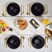 Thyme & Table Merrick 12-Piece Ceramic Dinnerware Set