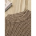 thumbnail image 4 of Dewadbow Toddler Baby Girl Knitted Sweaters Pullover Outfits Clothing, 4 of 6