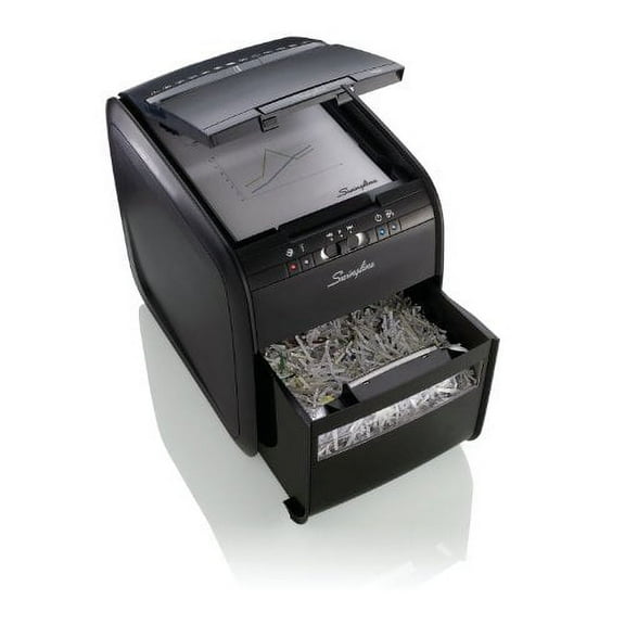 Swingline Auto Feed Paper Shredder, 80 Sheets, Cross-Cut, 1 User, Personal, Stack-and-Shred 80X (1757574)