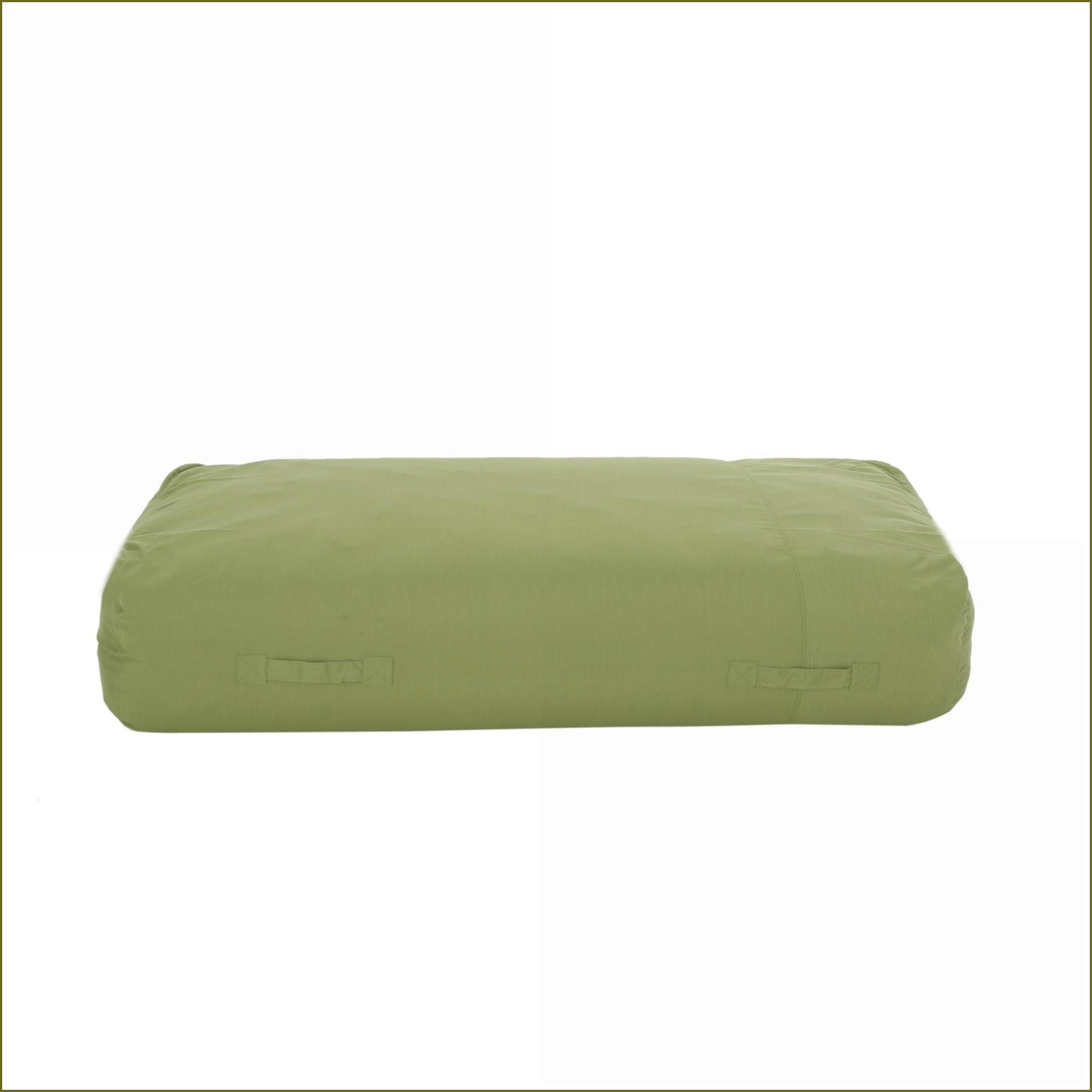Kasper 6'x3' Waterproof Fabric Bean Bag Chair for Adults | Green | Rectangle
