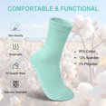 thumbnail image 5 of AMITOFO Women's Non-Slip Grip Socks,Non Slip Socks with Rubber Gripper Bottom,Ideal for Yoga, Pilates,Hospital Use,5-Pair Gripper socks,Size 6-9, 5 of 8