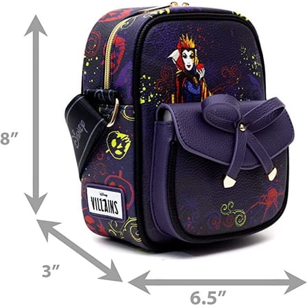 Wondapop Disney Villains Evil Queen Luxe 8" Crossbody Bag
