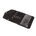 thumbnail image 4 of Estuche de joyería de viaje, plegable, portátil, a prueba de manchas, impermeable, diseño dorado, organizador de joyas, rollo para el hogar, negro, 4 of 9
