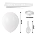 thumbnail image 3 of Globos Bezente de látex para fiestas, 30 cm, 100 unidades, color blanco, 3 of 9