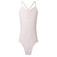 thumbnail image 2 of YONGHS Kids Girls Spaghetti Strap Criss Cross Ballet Dance Leotard Gymnastic Bodysuit 3-12, 2 of 6