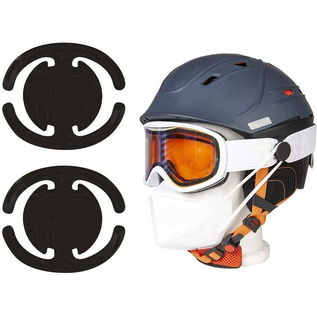 Ski Helmet Mask Holder 2pcs Support Frame Helmet to Attach Masks to Helmet for Nose Supporting and Protect Lipstick