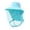 Sky Blue, variant on Ticikt Men and Women Summer Quick Drying Outdoor Fishing Bucket Beach Visor Hat Neck Guard Girth Fisherman Hat Breathable Quick Drying Visor Sun Hat Sun Hat,Color:Navy