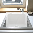 thumbnail image 1 of Phenofice Bathroom Sink Splash Guard 1Pack Acrylic Break Resistance Simple Design, 1 of 7