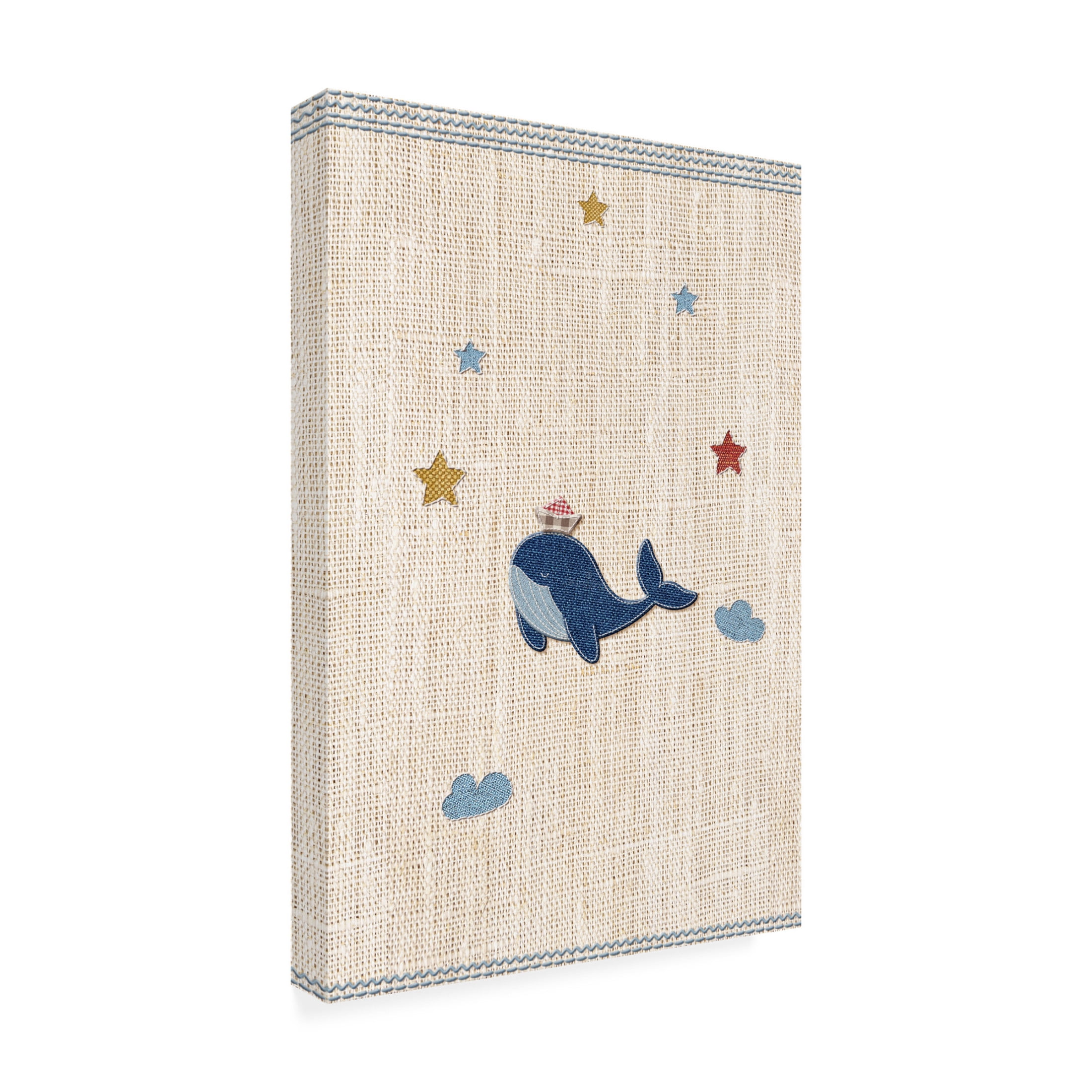 Trademark Fine Art Xuan Thai Cute Whale Canvas Wall Art