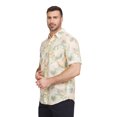 thumbnail image 4 of Chaps Men's & Big Men's Linen Blend Shirt with Short Sleeves, Sizes S-2XL, 4 of 5