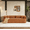 Orange, variant on [NEW] 86" Chenille Boneless Couch with Pillows - Upholstered Curved Cloud Sofa, High-Density Foam, No Assembly Required, 3-Seater Luxury Modern Compressed Sofa for Living Room & Apartment