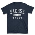 thumbnail image 1 of Sachse Texas Classic Established Men's Cotton T-Shirt, 1 of 1