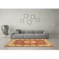 thumbnail image 3 of Ahgly Company Indoor Rectangle Geometric Brown Traditional Area Rugs, 2' x 4', 3 of 4