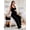 Black, variant on Maternity Sleeveless Jumpsuit, Square Neck Wide Leg One Piece Romper