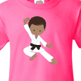 thumbnail image 4 of Inktastic African American Boy, Karate Boy, Kata, Black Belt Youth T-Shirt, 4 of 5