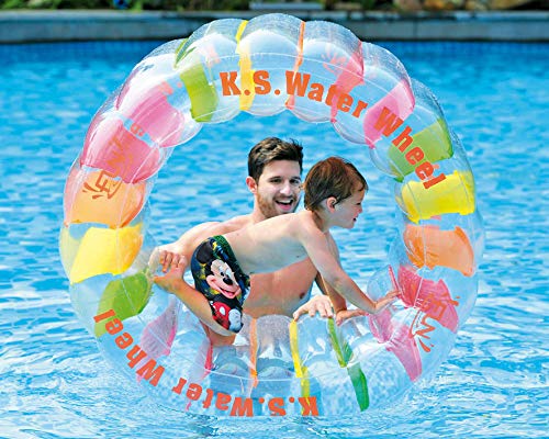 water wheel inflatable pool toy