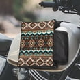 thumbnail image 2 of Uorisanigo ATV Tank Bag Motorcycle Saddle Bag Waterproof Polyester Fabric Bags with Water Pocket Heavy-Duty Brown Southwest Aztec Fuel Tank Storage Pouch for ATV/UTV/Snowmobile, 2 of 7