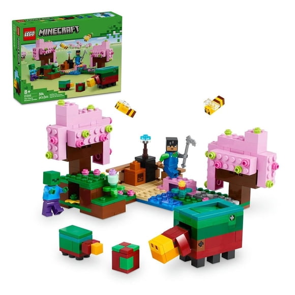 Set LEGO Minecraft El Jardín de Cerezos en Flor 21260