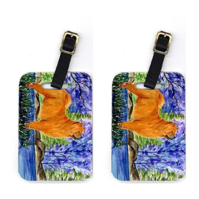 Pair of 2 Chow Chow Luggage Tags