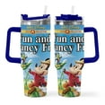 thumbnail image 2 of Fun and Fancy Free Large capacity car cup has an iconic print, is durable with insulation., 2 of 10