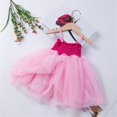 thumbnail image 2 of Mercatoo Toddler Tutu Dress Baby Girls Tulle Sleeveless Princess P𝐚rty 𝐑uffle Su𝐧dress Wedding P𝐚rty Dresses, 2 of 5