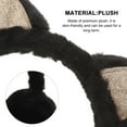 thumbnail image 6 of IBASETOY Warmth Protection Earmuff Cover Plush Black 1Pack for Cold Weather, 6 of 6