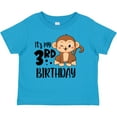 thumbnail image 3 of Inktastic Monkey Its My 3rd Birthday Boys or Girls Toddler T-Shirt, 3 of 5