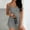 Gray, variant on Bikini Underwear for Women Bathing Suit Tops Women's Fashion Silk Suspenders Pajamas Shorts Home Clothes Pajamas Set Green M