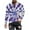 Purple, variant on Dagegui Mens Colorful Long Sleeve T-Shirts Fashion Tie Dye Print Pullover Shirt Big and Tall Outdoor Athletic Tees Tops Casual Holiday Party Shirts Blue M