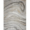 thumbnail image 2 of Hauteloom Liverpool Living Room, Bedroom Area Rug - Contemporary - Light Gray, Medium Gray, Off White - 18" x 18" Sample, 2 of 12