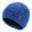 Blue, variant on Hats for Women Mens Hats Winter Men And Women Padded And Thickened Warm Hat Outdoor Letters Knitted Hat Fall And Winter Riding Neck Warm Wool Hat