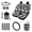 Boho Elephant, variant on Psesaysky Boho Elephant Elastic Car Interior Accessories Bundle 15Pc Seat Covers, Belt Pads,Cup Coasters Air Vent Pouch Keychain Trash Can View Mirror Cover Steering Wheel Cover Easy Install