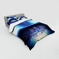 thumbnail image 2 of Ambesonne Sports Bedding Set 4 Pcs, Basketball Arena Game, Queen, Navy Black, 2 of 2
