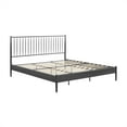 thumbnail image 6 of Adair Spindle Metal King Platform Bed in Charcoal, 6 of 10