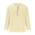 thumbnail image 4 of Pompotops Chemise Décontractée Mode Homme Col en V Manches Longues Respirante en Solde, 4 of 6