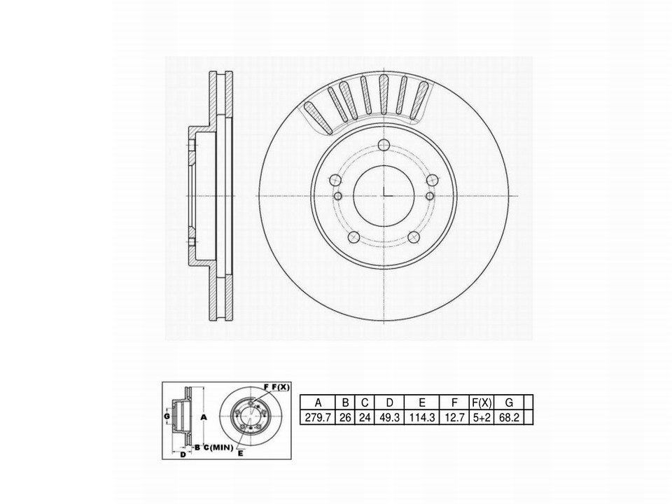 Winstop Brake Kits, Front WSK429, Nissan Maxima 2001-00