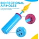 thumbnail image 4 of Bomba de globo inflable, bomba de aire para globos de 2 piezas, inflador manual para bodas, fiestas de cumpleaños y aniversarios, 4 of 5