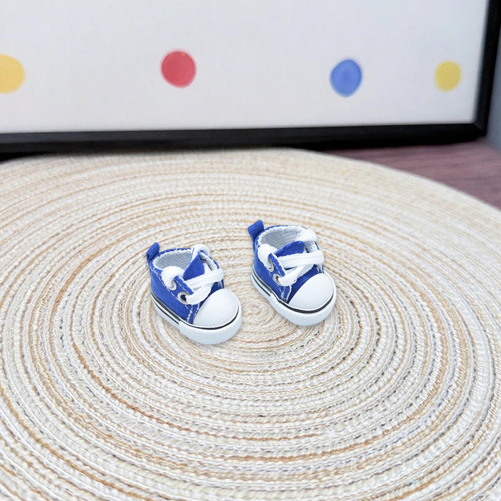 Chaussures Miniatures Pour Poupées - Baskets 3,5 Cm - Style Unique - Accessoires De Mode