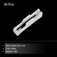 thumbnail image 3 of Unique Bargains 30 Pcs Servo Cable Clips Lock, ABS Servo Extension Cable Buckle Fixing Holder for RC Plane Boat DIY Model White, 3 of 4