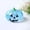Sky Blue, variant on Glitter Pumpkin Squeeze Toy Sparkly Jack-O'-Lantern Stress Relief Fidget Toy Cute Vegetables Theme Sensory Toy for Kids Adults Anxiety Easter Basket Stuffers Party Favors Gift Halloween CAI260319