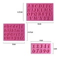 thumbnail image 4 of Silicone Mold 3D Alphabet Numbers for Sugar Paste, Cake Design, Decoration..., 4 of 5