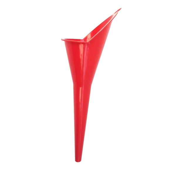 EeaseMX Embudo multiusos de cuello largo para aceite, aditivos de gasolina, lubricantes y fluidos de coche (rojo)