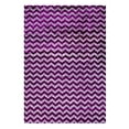 thumbnail image 2 of Luxe Weavers Chevron Purple 5x7 Area Rug, Stain Resistant Moroccan Geometric Carpet, 2 of 5