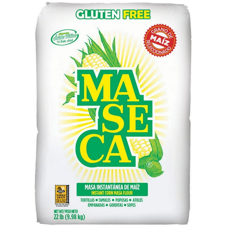 Maseca Gluten Free Instant Corn Masa Flour 22 lb - Walmart.com